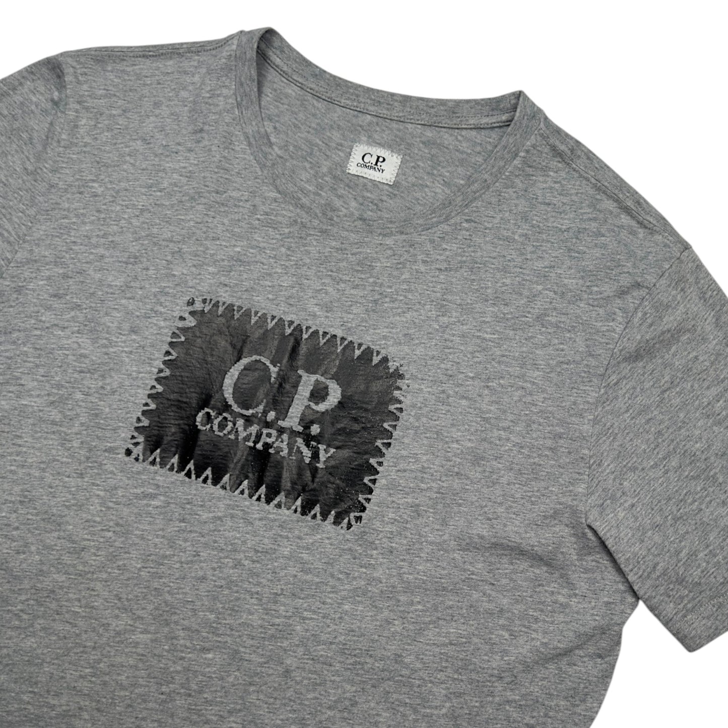 C.P. Company Big Stitch Logo T-Shirt - Grey