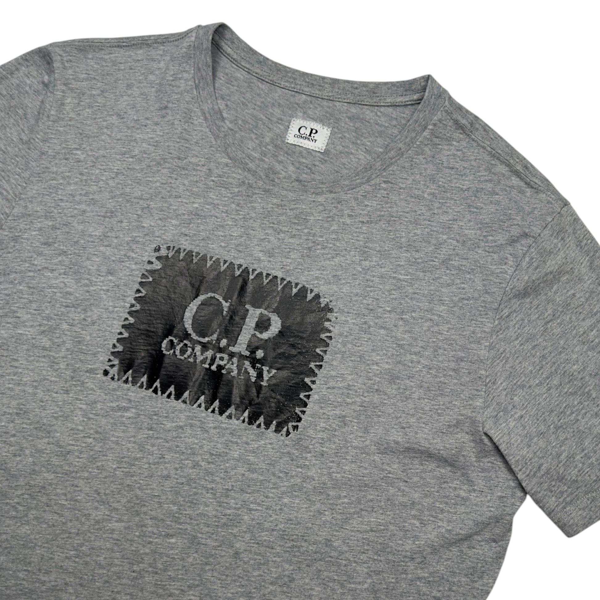 C.P. Company Big Stitch Logo T-Shirt - Grey