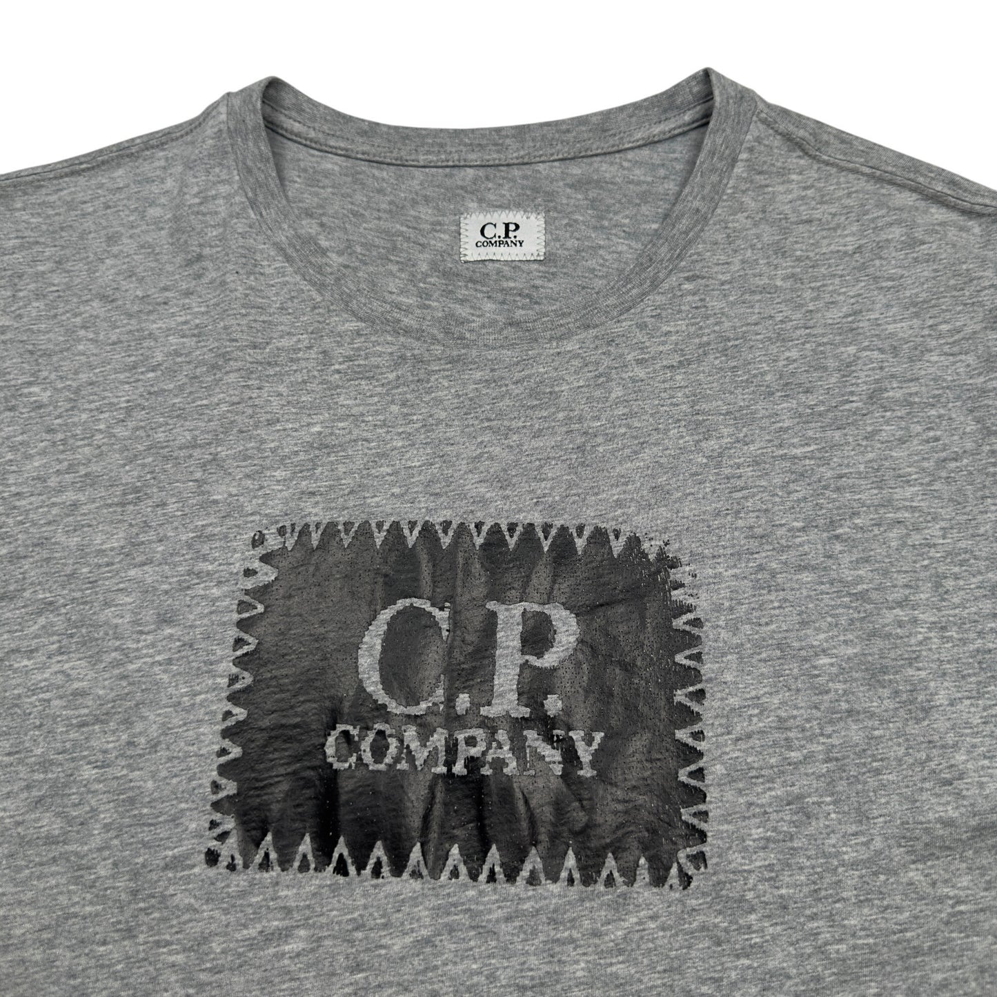 C.P. Company Big Stitch Logo T-Shirt - Grey