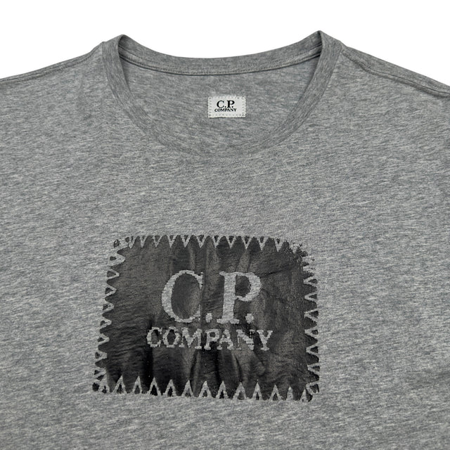 C.P. Company Big Stitch Logo T-Shirt - Grey