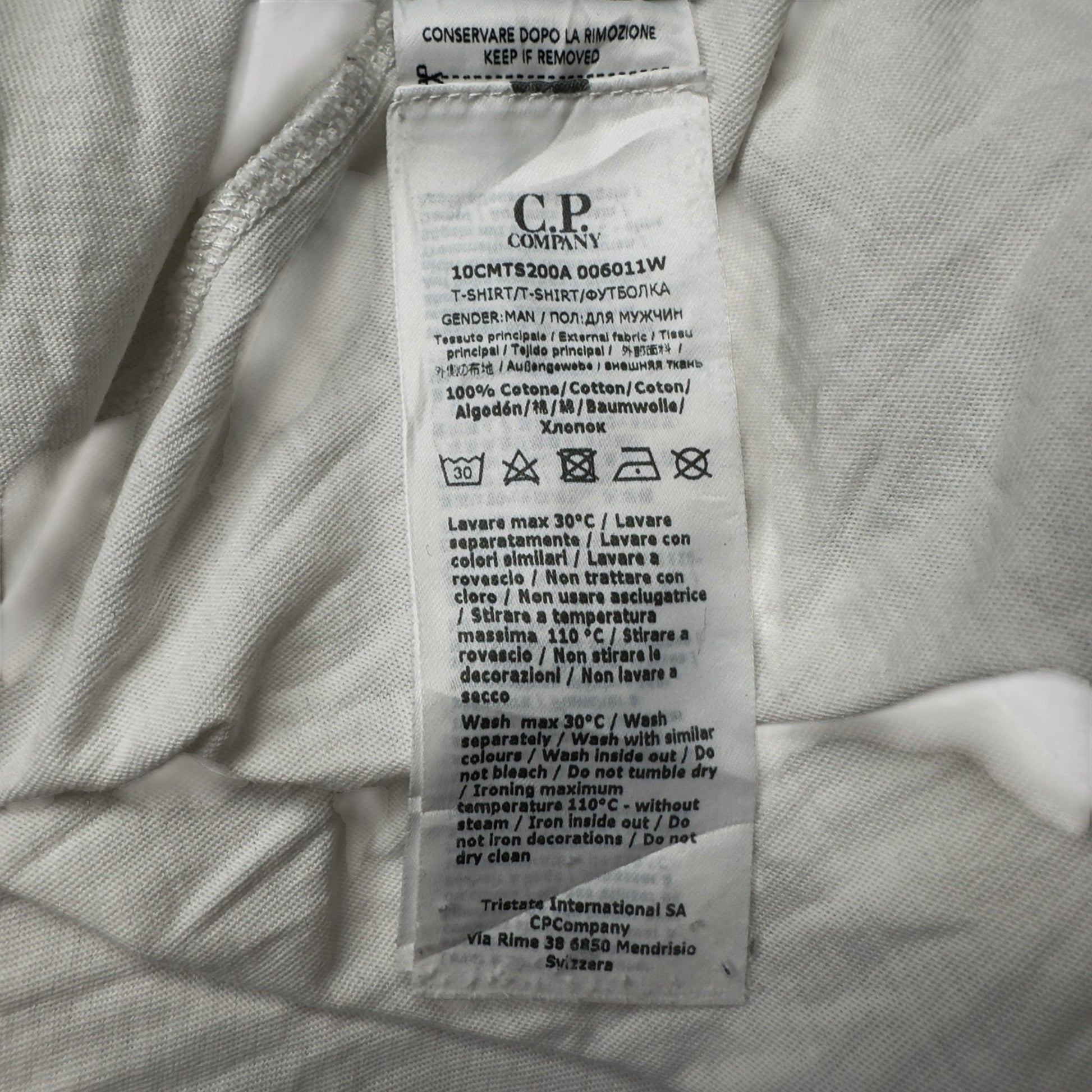 C.P. Company Triple Print Logo T-Shirt