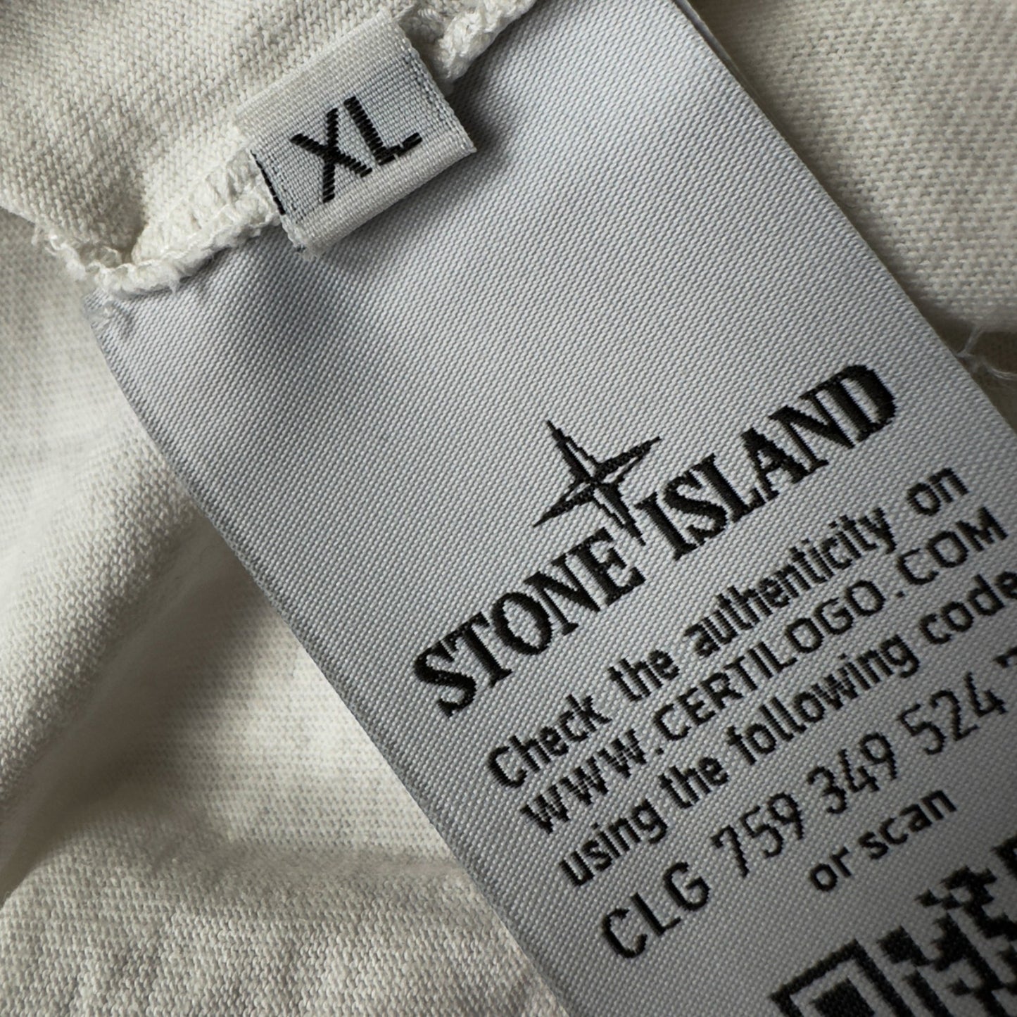 A/W 19 Stone Island "Graphic One" T-Shirt - White