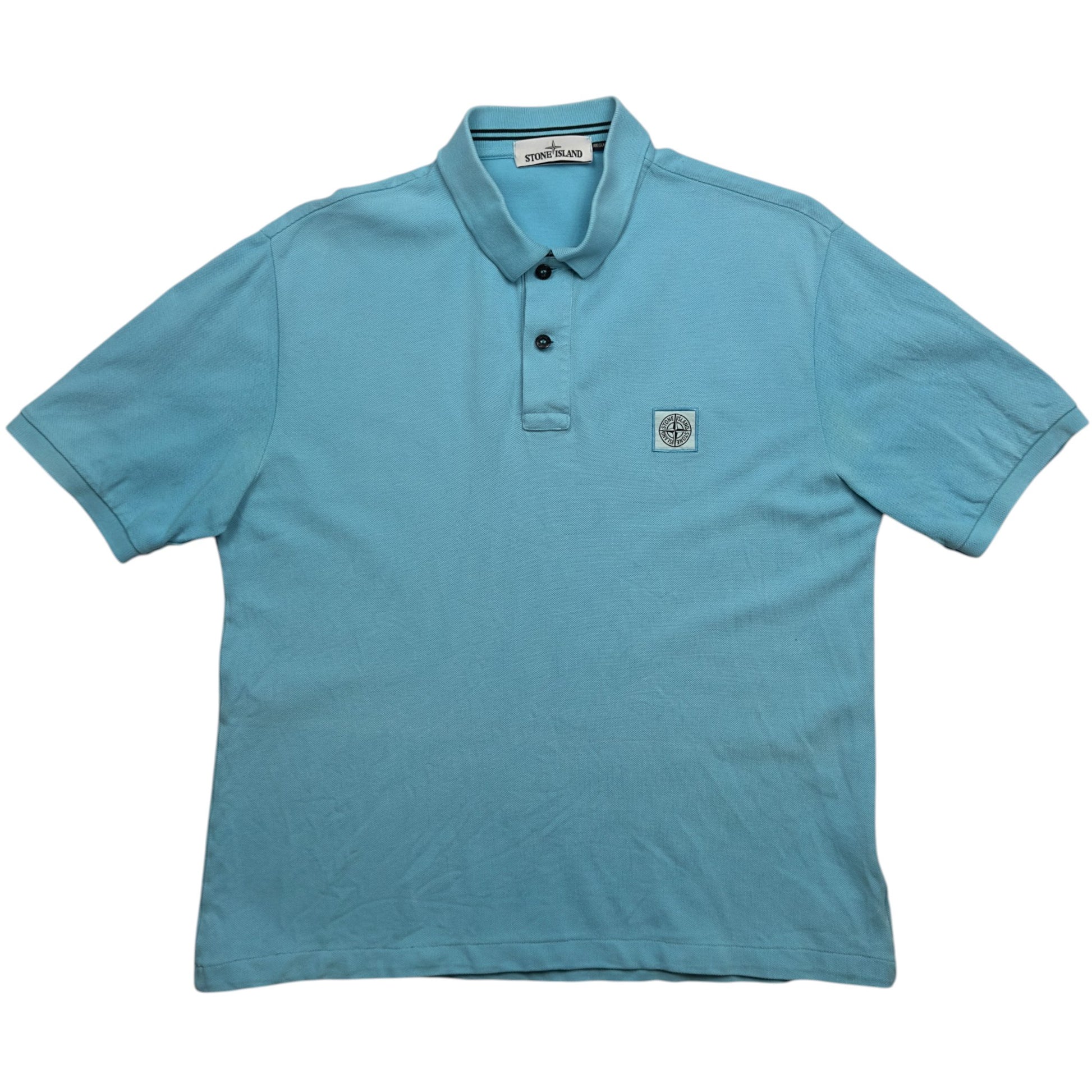 S/S 15 Stone Island Regular Fit Polo Shirt - Light Blue