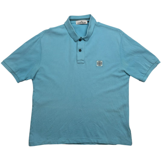 S/S 15 Stone Island Regular Fit Polo Shirt - Light Blue