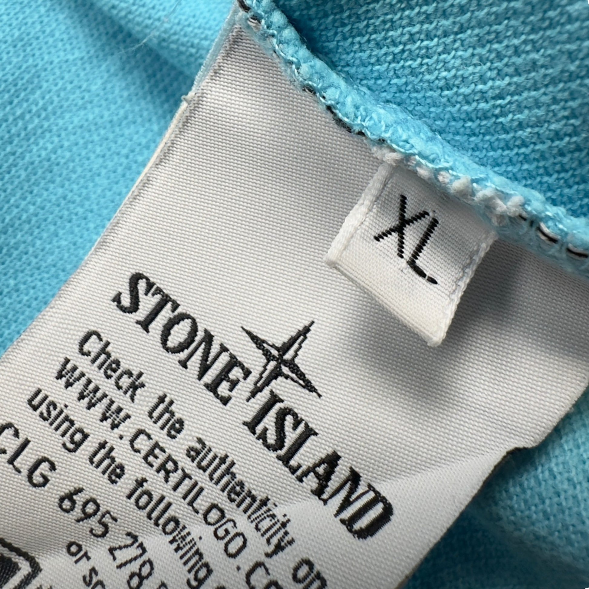 S/S 15 Stone Island Regular Fit Polo Shirt - Light Blue