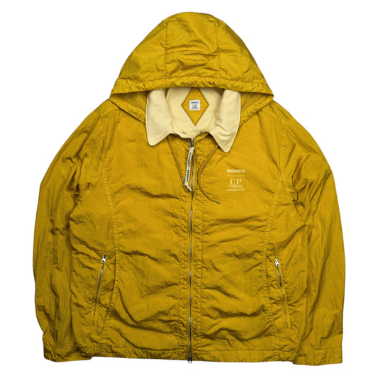A/W 21 C.P. Company x Sebago Cinquanta M.t.T.N. Hooded Jacket - Yellow