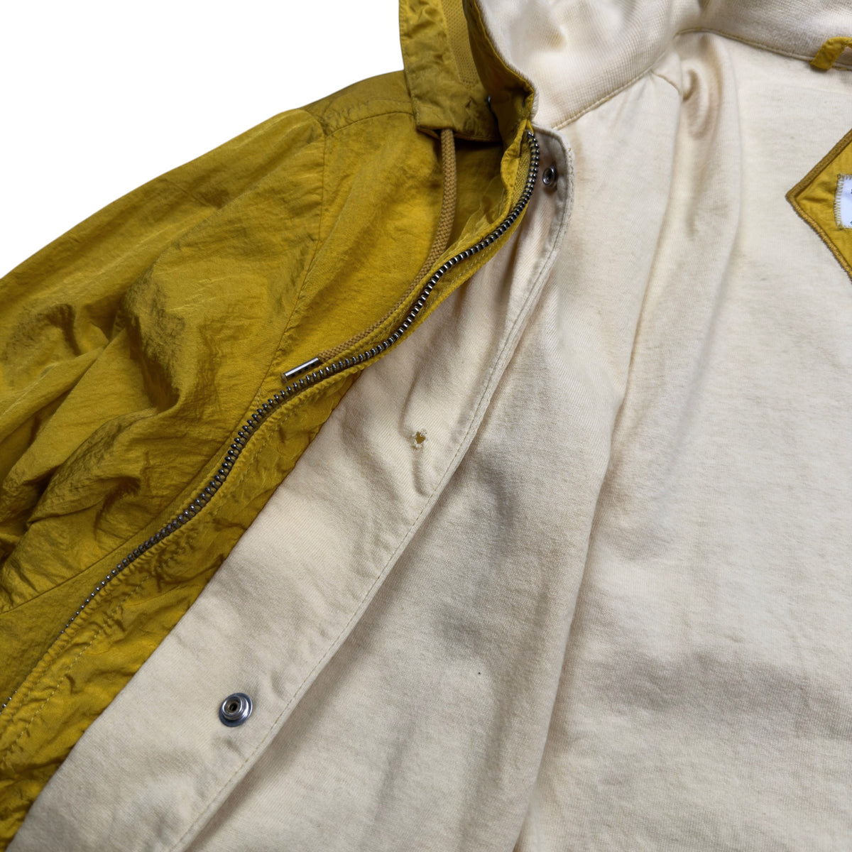 A/W 21 C.P. Company x Sebago Cinquanta M.t.T.N. Hooded Jacket - Yellow