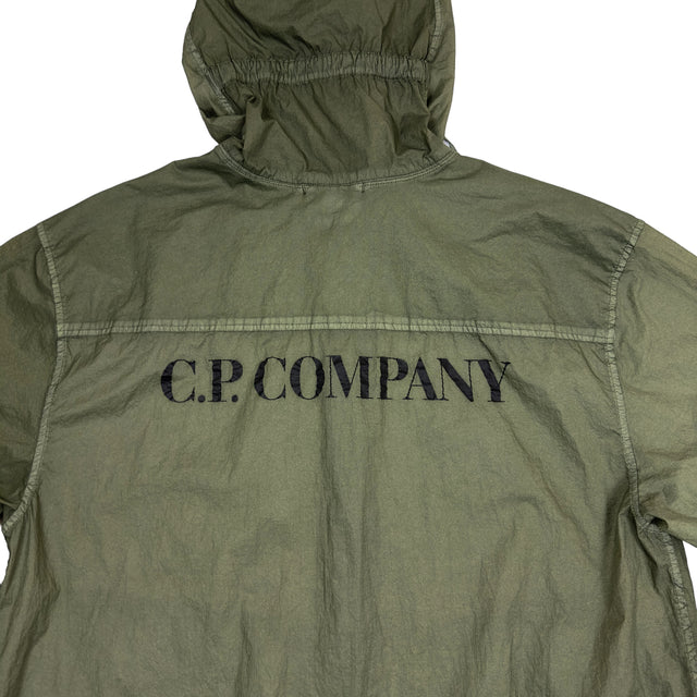 C.P. Company Light Microweave Laminated Back Logo Jacket