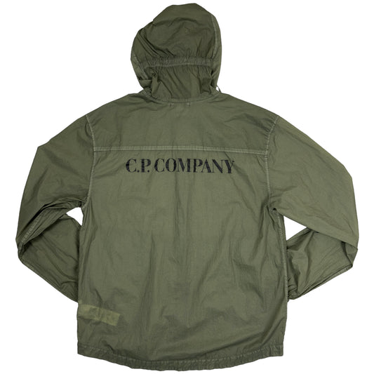 C.P. Company Light Microweave Laminated Back Logo Jacket