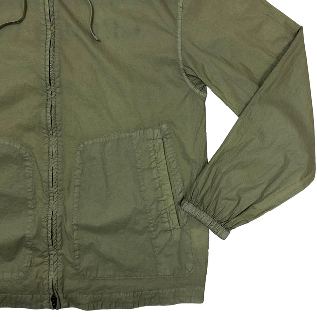 C.P. Company Light Microweave Laminated Back Logo Jacket
