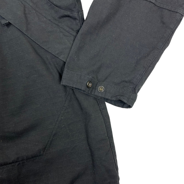 A/W 20 Stone Island Quarterzip Popover Ripstop Smock - Black