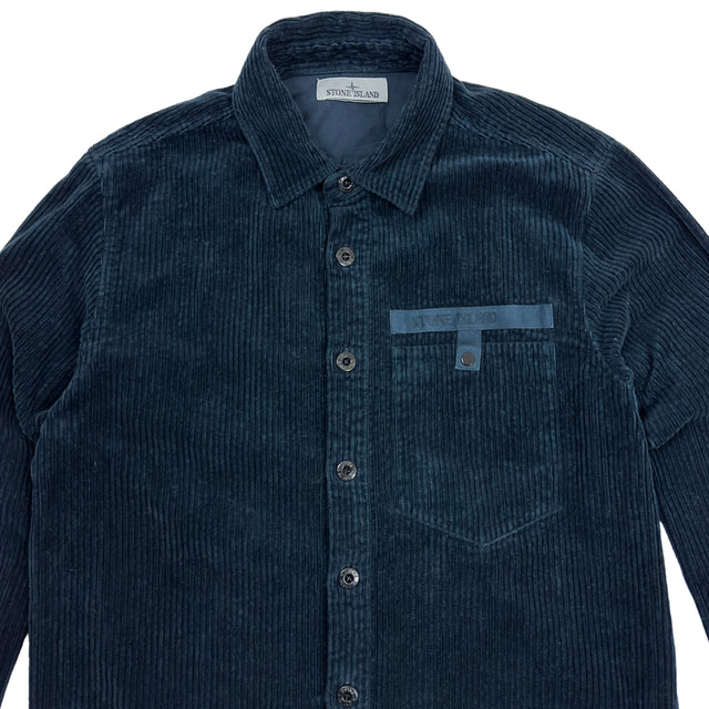A/W 20 Stone Island Corduroy Overshirt - Navy