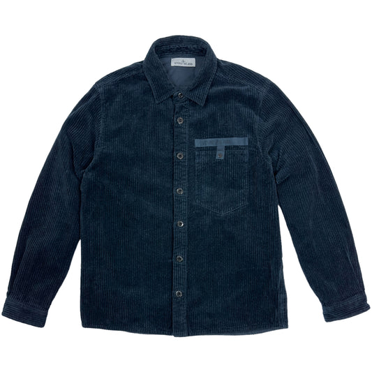 A/W 20 Stone Island Corduroy Overshirt - Navy