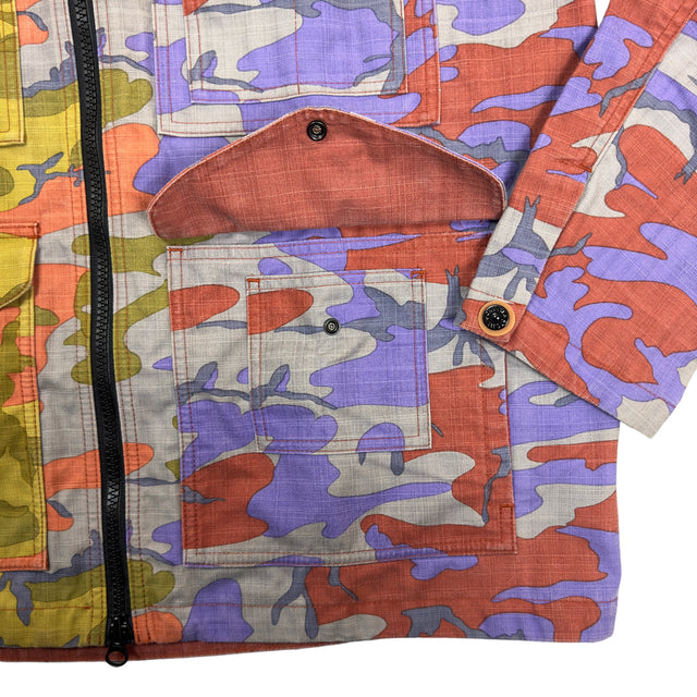A/W 22 Stone Island Herritage Camo Ripstop Nylon Watro Jacket