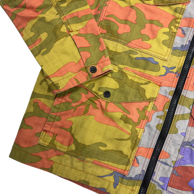 A/W 22 Stone Island Herritage Camo Ripstop Nylon Watro Jacket