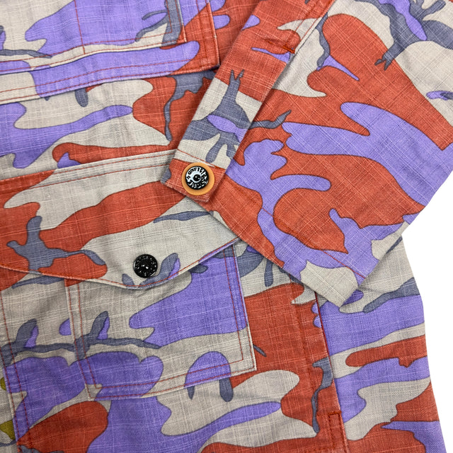 A/W 22 Stone Island Herritage Camo Ripstop Nylon Watro Jacket
