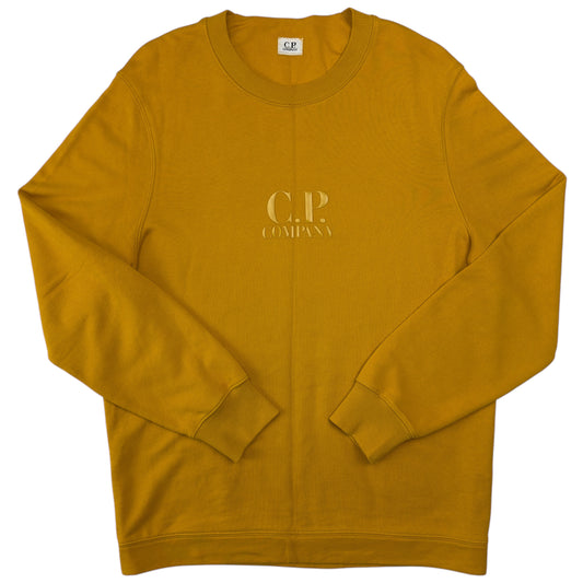 C.P. Company Chest Logo Sweater - Yellow