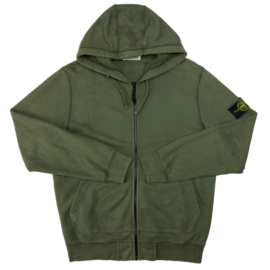 A/W 20 Stone Island Full Zip Hoodie - Dark Green