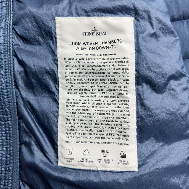 S/S 24 Stone Island Loom Woven Down Chambers R-Nylon Down TC