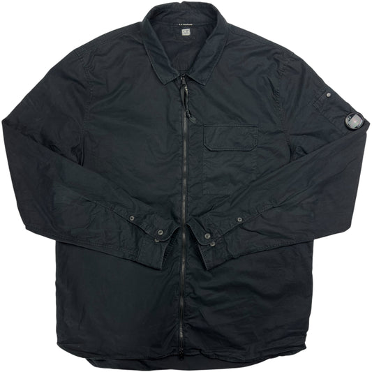 C.P. Company Gabardine Overshirt - Black