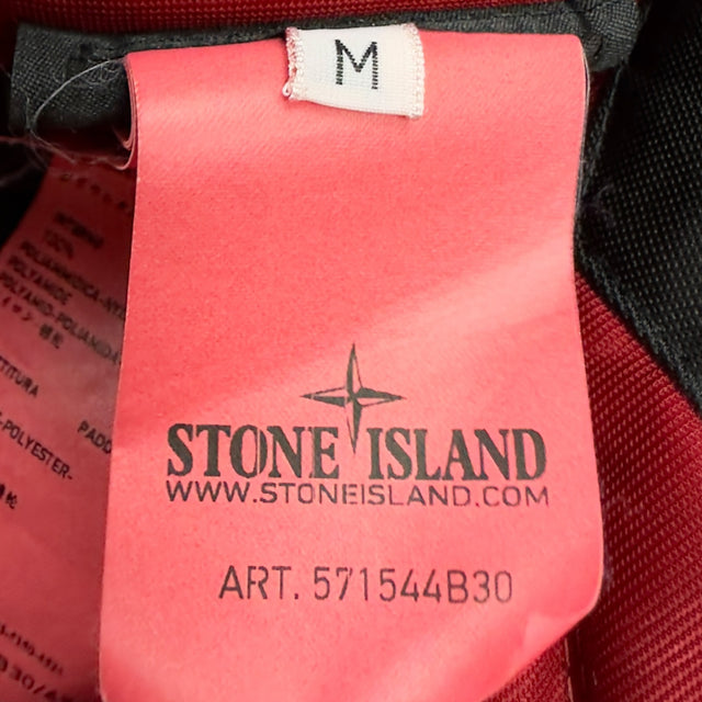 A/W 12 Stone Island Mussola Gommata Padded Jacket - Red