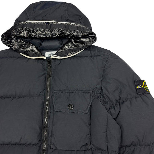 A/W 21 Stone Island Naslan Light Watro Down TC - Black