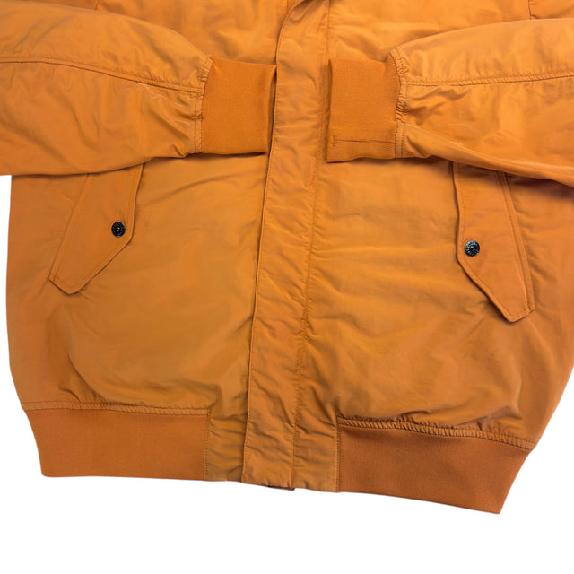 S/S 14 Stone Island Micro Reps Hooded Bomber Jacket - Orange