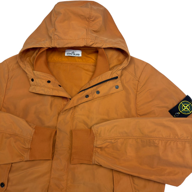 S/S 14 Stone Island Micro Reps Hooded Bomber Jacket - Orange