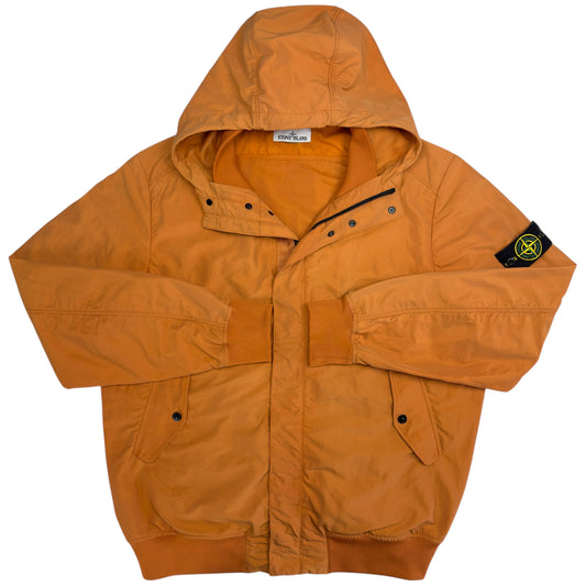 S/S 14 Stone Island Micro Reps Hooded Bomber Jacket - Orange