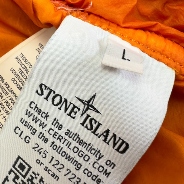A/W 19 Stone Island Crinkle Reps NY Down Puffer Jacket - Orange
