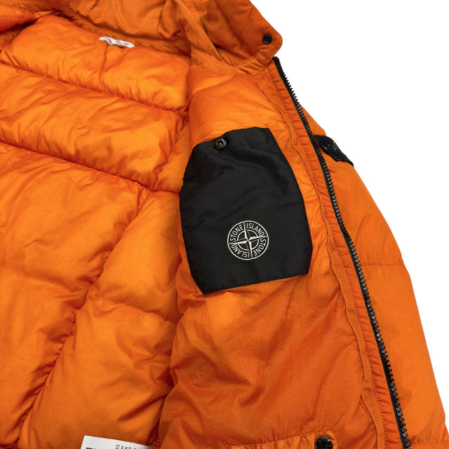A/W 19 Stone Island Crinkle Reps NY Down Puffer Jacket - Orange