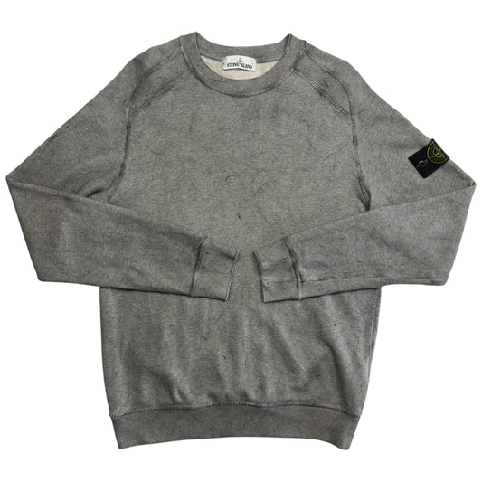 A/W 20 Stone Island Dust Colour Treatment Sweater - Grey