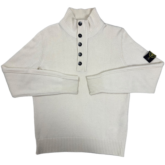 A/W 16 Stone Island 1/4 Zip Wool Sweater
