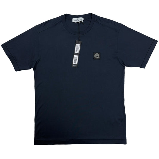 S/S 21 Stone Island Patch T-Shirt - Navy