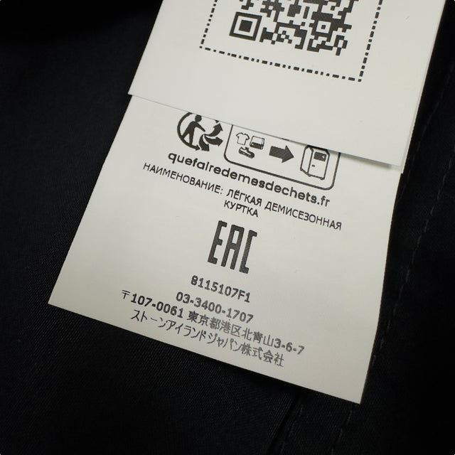 A/W 24 Stone Island Ghost Cotton Overshirt  - Black