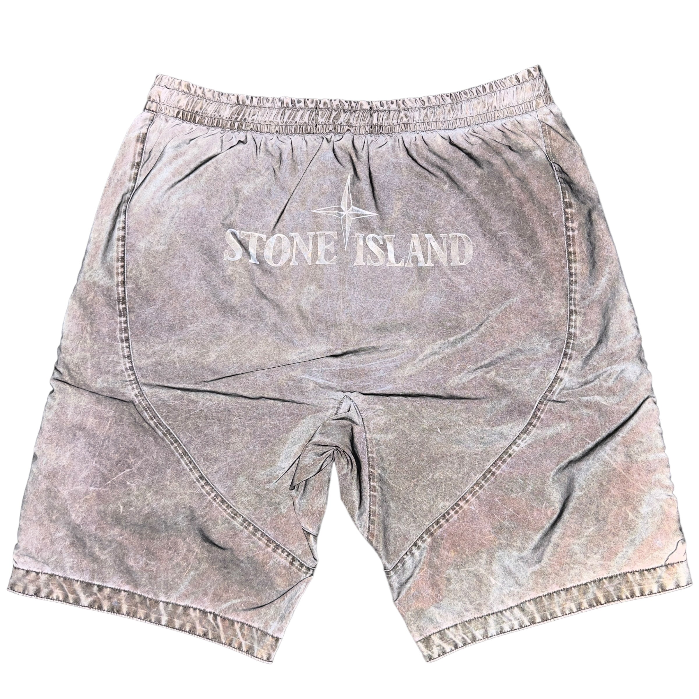 Stone island reflective shorts online