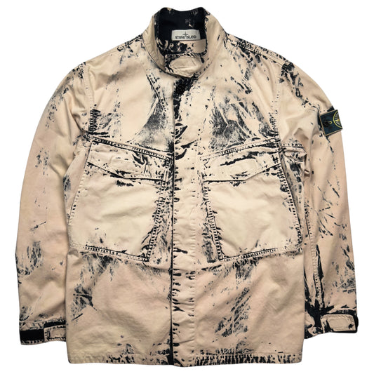 S/S 17 Stone Island Hand Corrosion on Raso Jacket