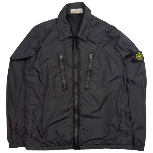 A/W 21 Stone Island Nylon Overshirt - Black