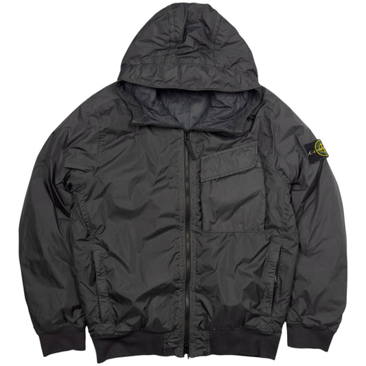 A/W 22 Stone Island Crinkle Reps R-NY with Primaloft Jacket - Dark Grey