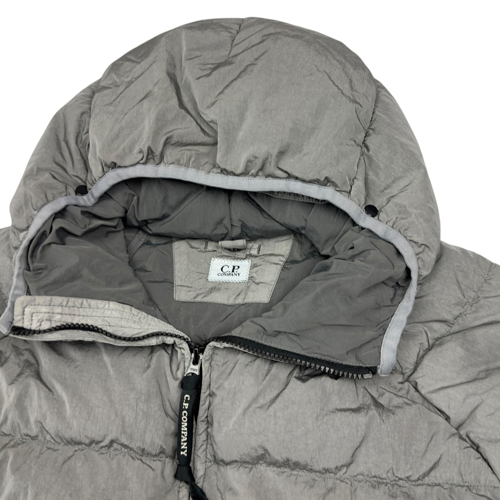 eco-chrome r hooded down goggle jacket C.P. Company Eco Chrome R Down Goggle Puffer Jacket – Dans Designer Ltd
