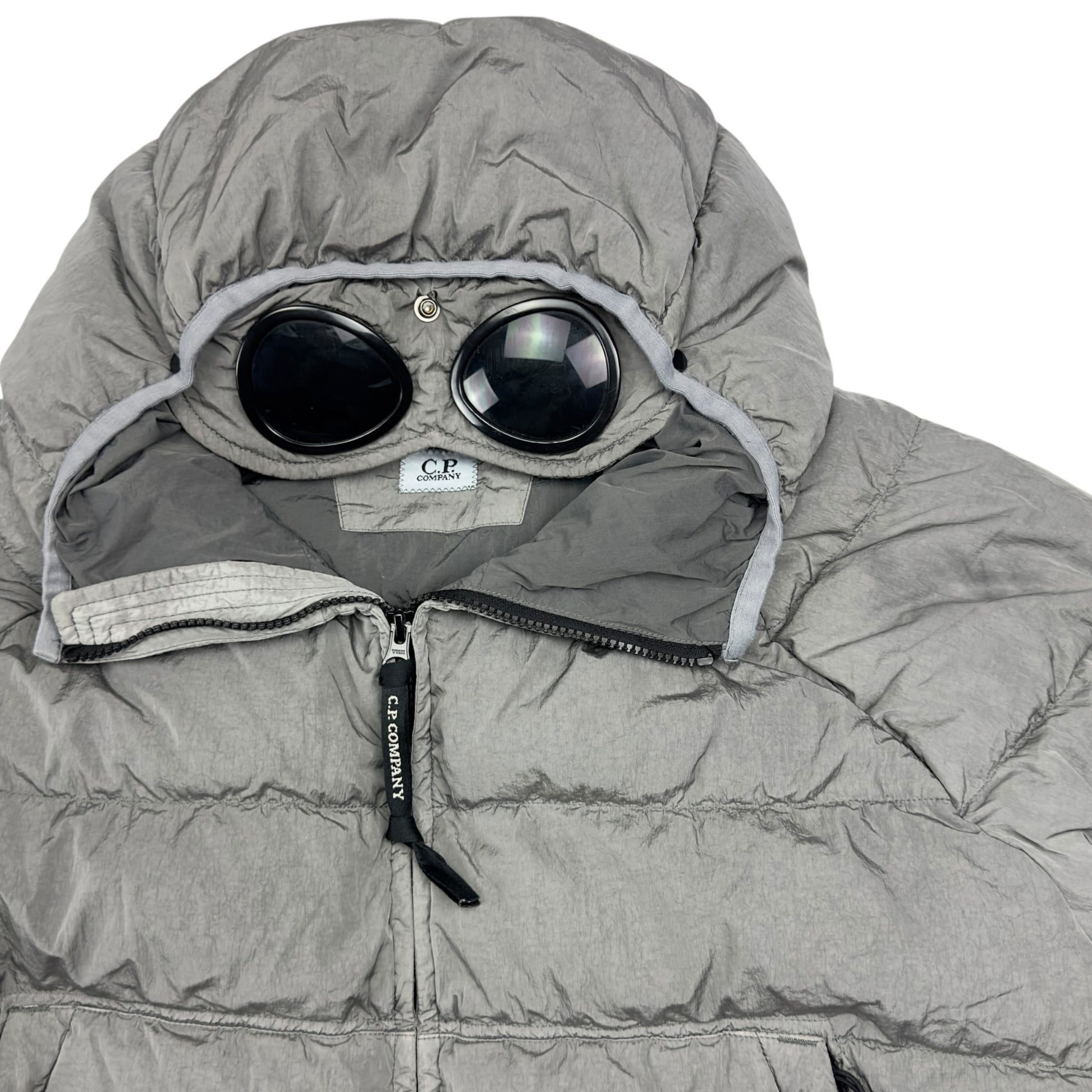eco-chrome r goggle down jacket C.P. Company Eco Chrome R Down Goggle Puffer Jacket – Dans Designer Ltd