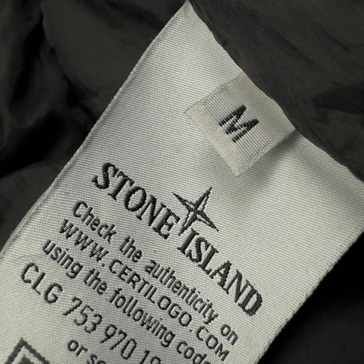 A/W 18 Stone Island Crinkle Reps NY Down Puffer Jacket - Black