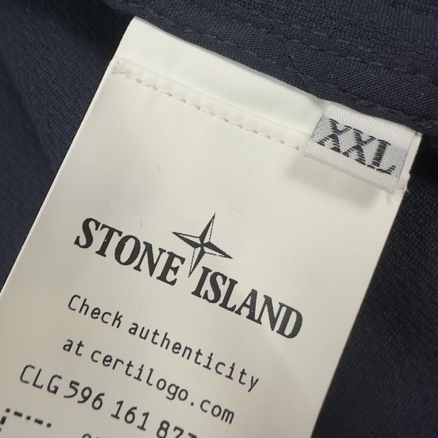 S/S 23 Stone Island Light Soft Shell-R Jacket with e-dye Technology - Navy