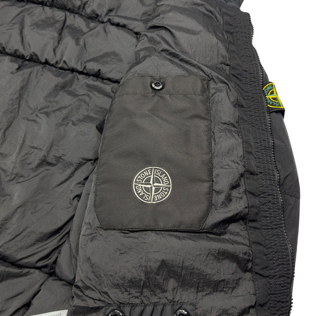 A/W 18 Stone Island Crinkle Reps NY Down Puffer Jacket - Black