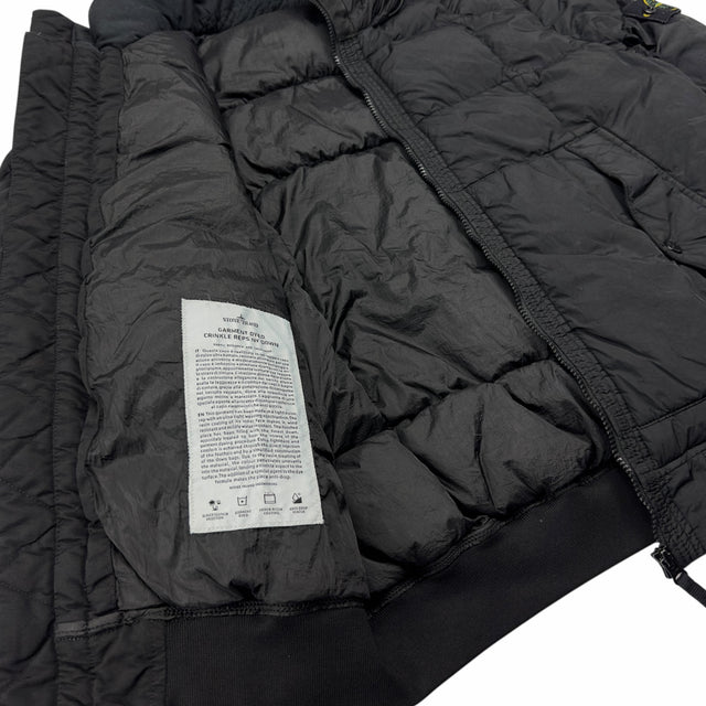 A/W 18 Stone Island Crinkle Reps NY Down Puffer Jacket - Black