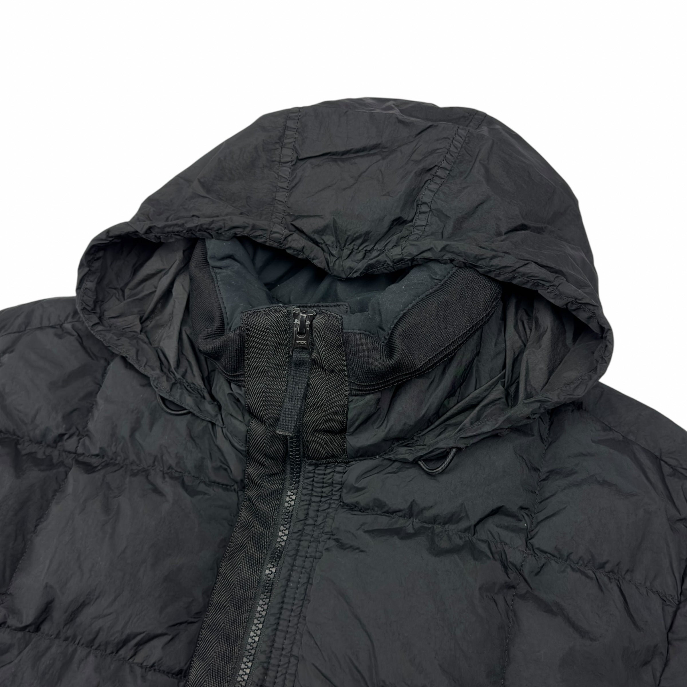 A/W 18 Stone Island Crinkle Reps NY Down Puffer Jacket - Black
