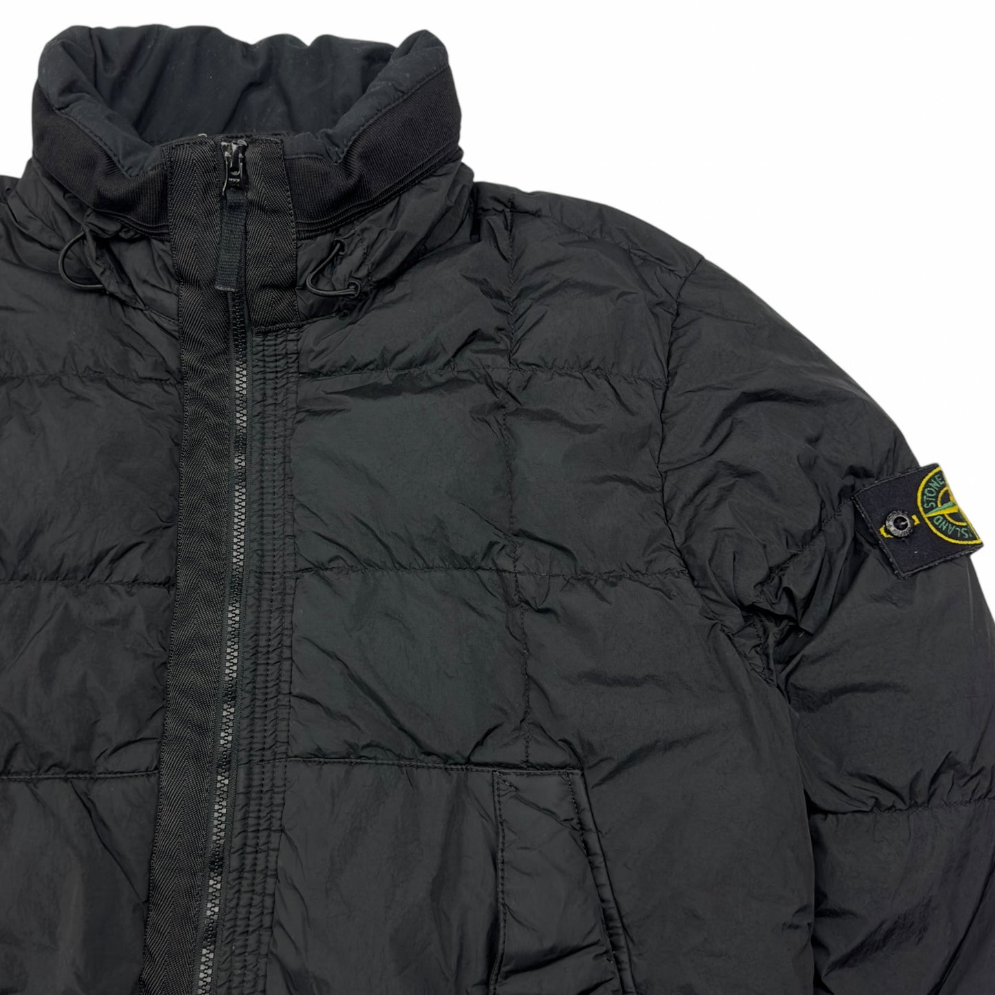 A/W 18 Stone Island Crinkle Reps NY Down Puffer Jacket - Black
