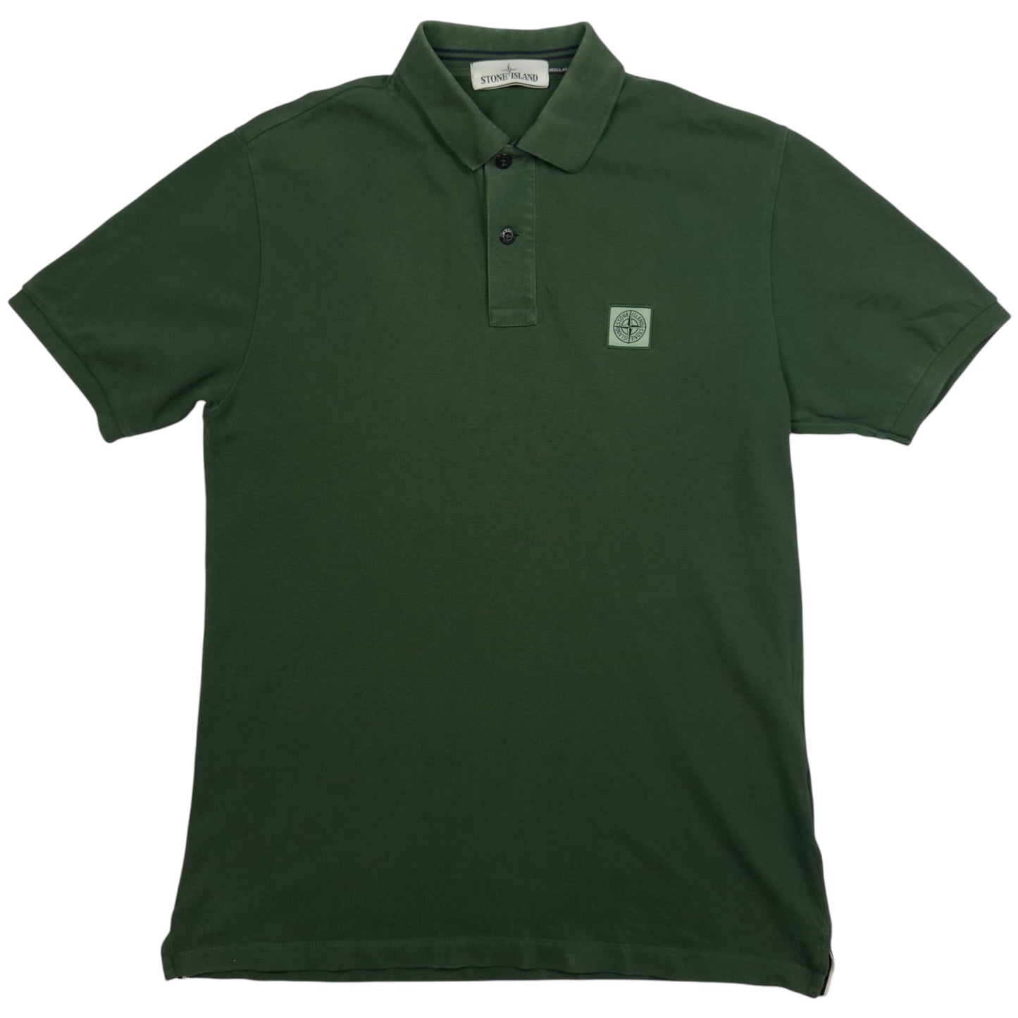 S/S 15 Stone Island Regular Fit Polo Shirt - Dark Green