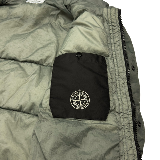 A/W 15 Stone Island Crinkle Reps NY Down Puffer Jacket - Light Khaki