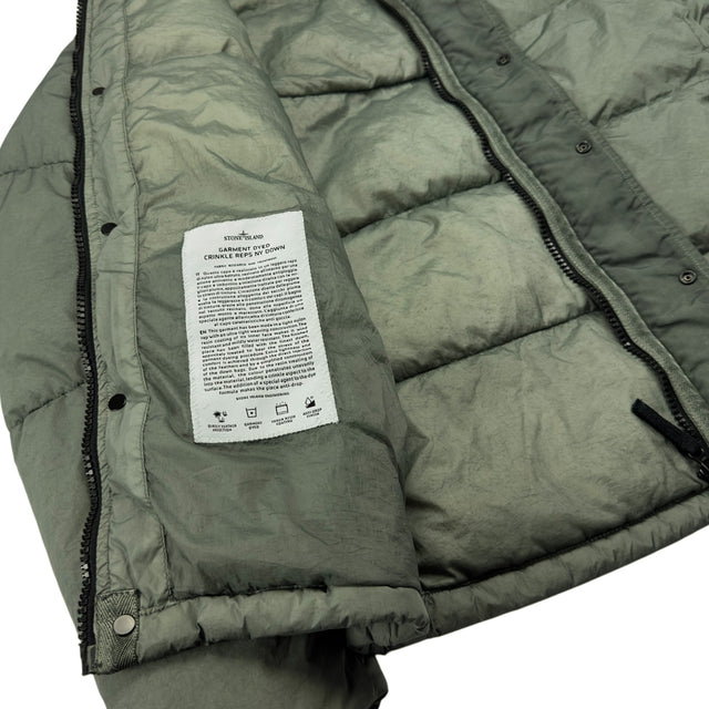 A/W 15 Stone Island Crinkle Reps NY Down Puffer Jacket - Light Khaki